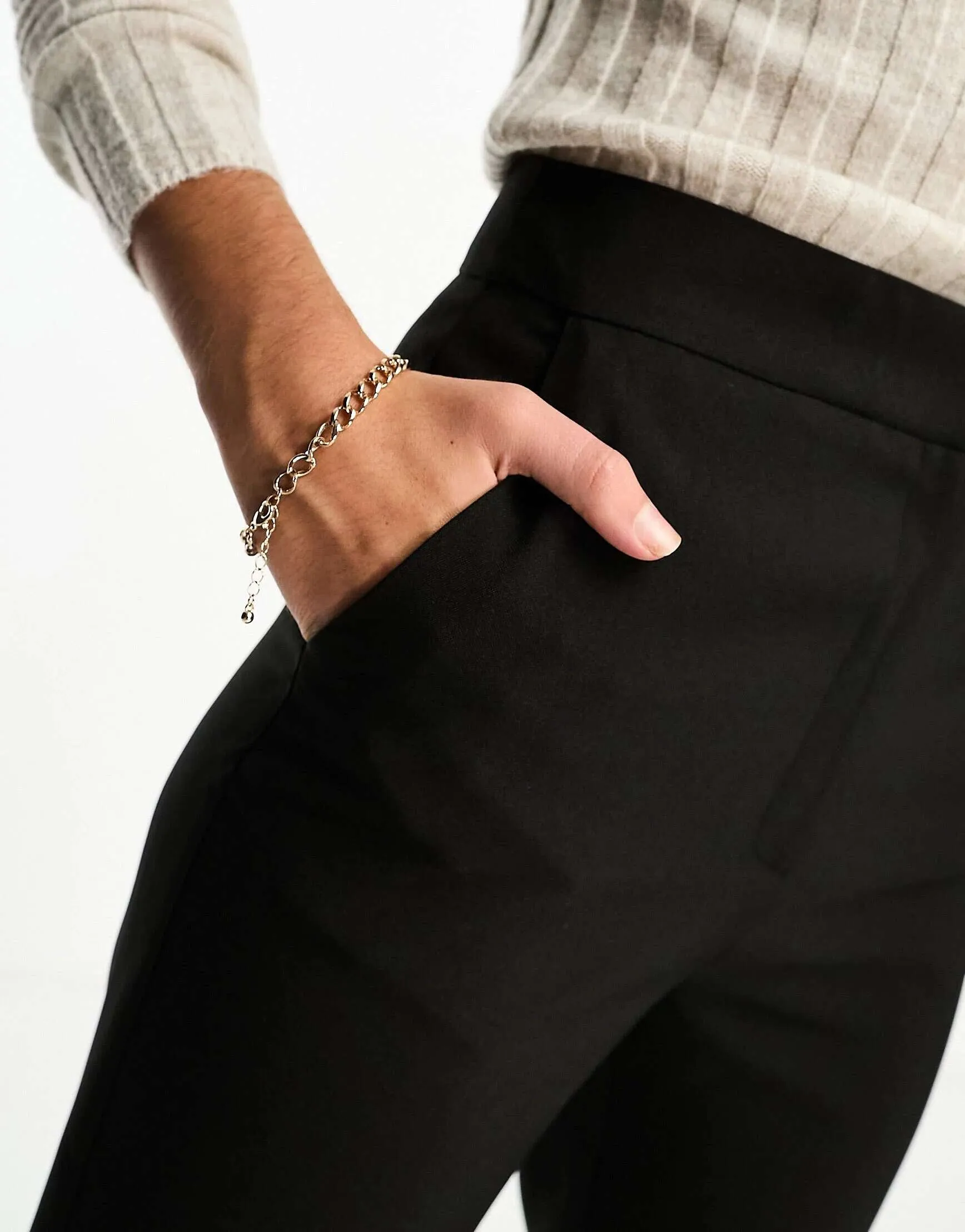 ASOS Tall Skinny Cigarette Pants in Black