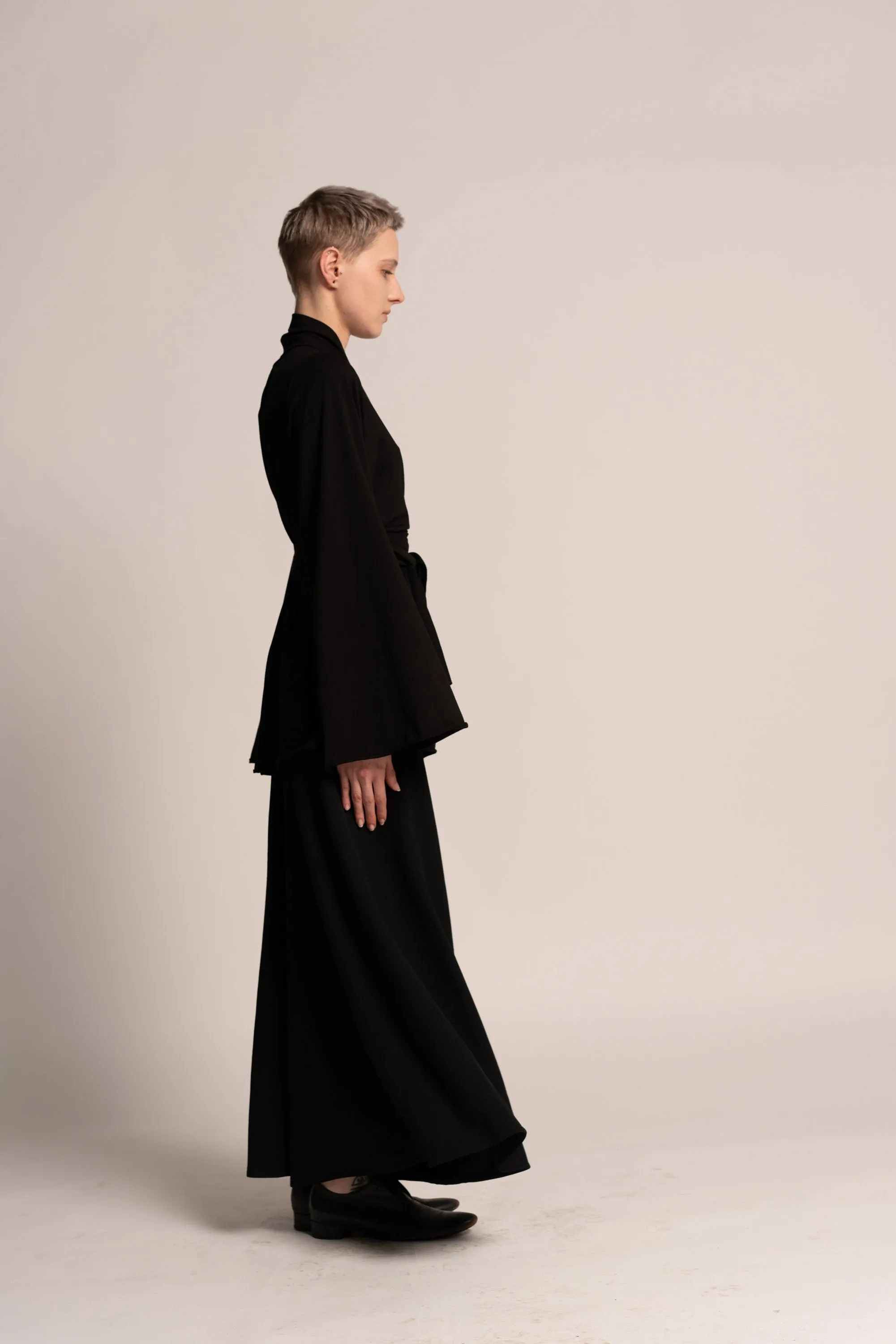 Black Wide Leg Palazzo Pants