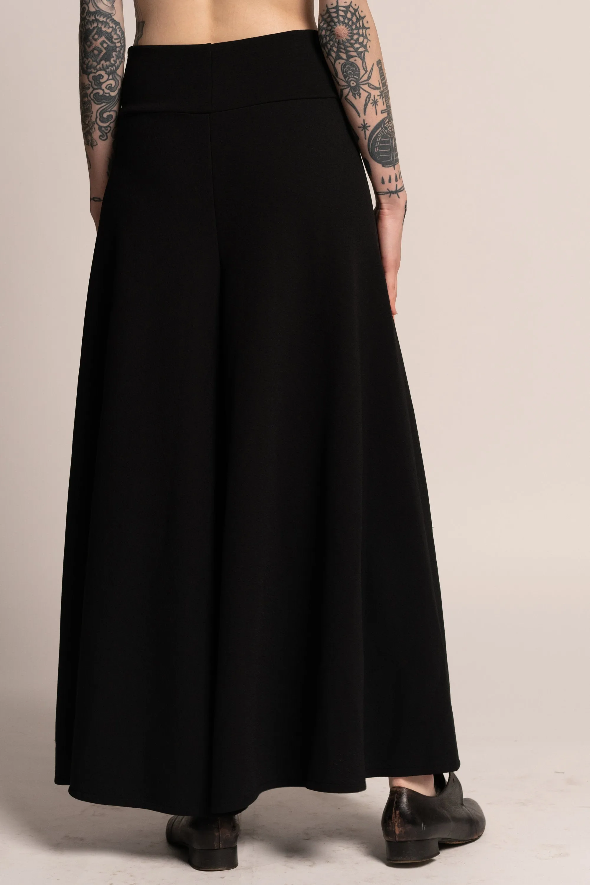 Black Wide Leg Palazzo Pants