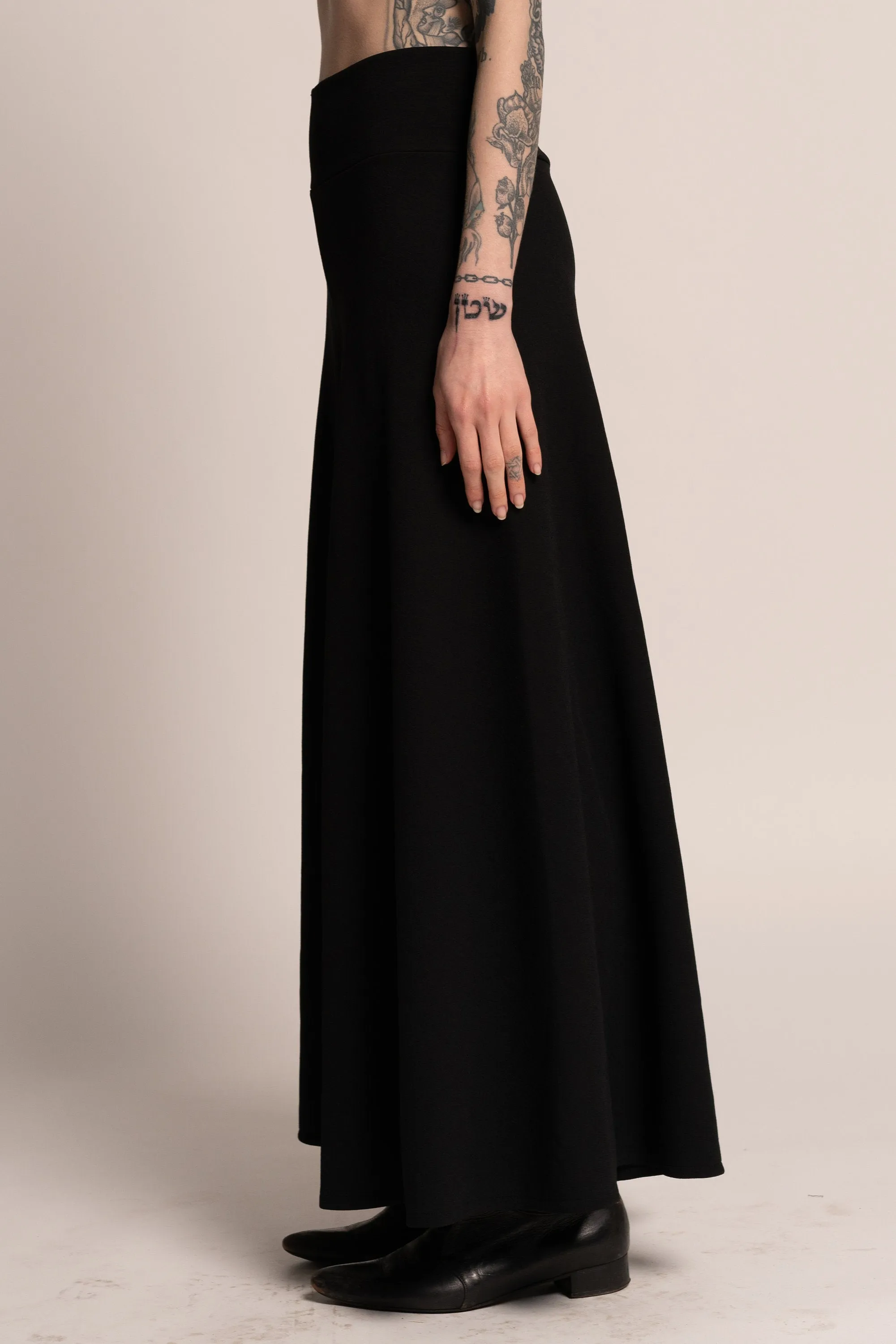 Black Wide Leg Palazzo Pants