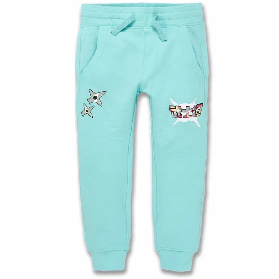 Boys Jordan Craig Invincible Plush Jogger Sweatpants (Egg Shell Blue) 8446B