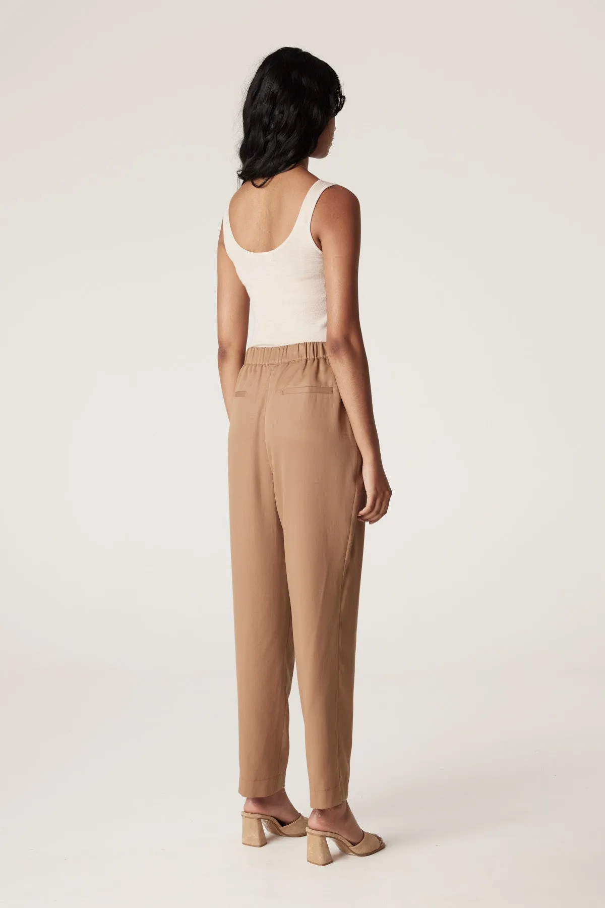 Carmen Tencel Pant - Camel