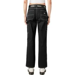 Carpenter High Waist Pants   Belt Women's Dickies, Black