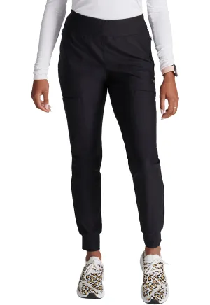 Cherokee Form CK092 Women's Mid-Rise Jogger Scrub Pant - PETITE