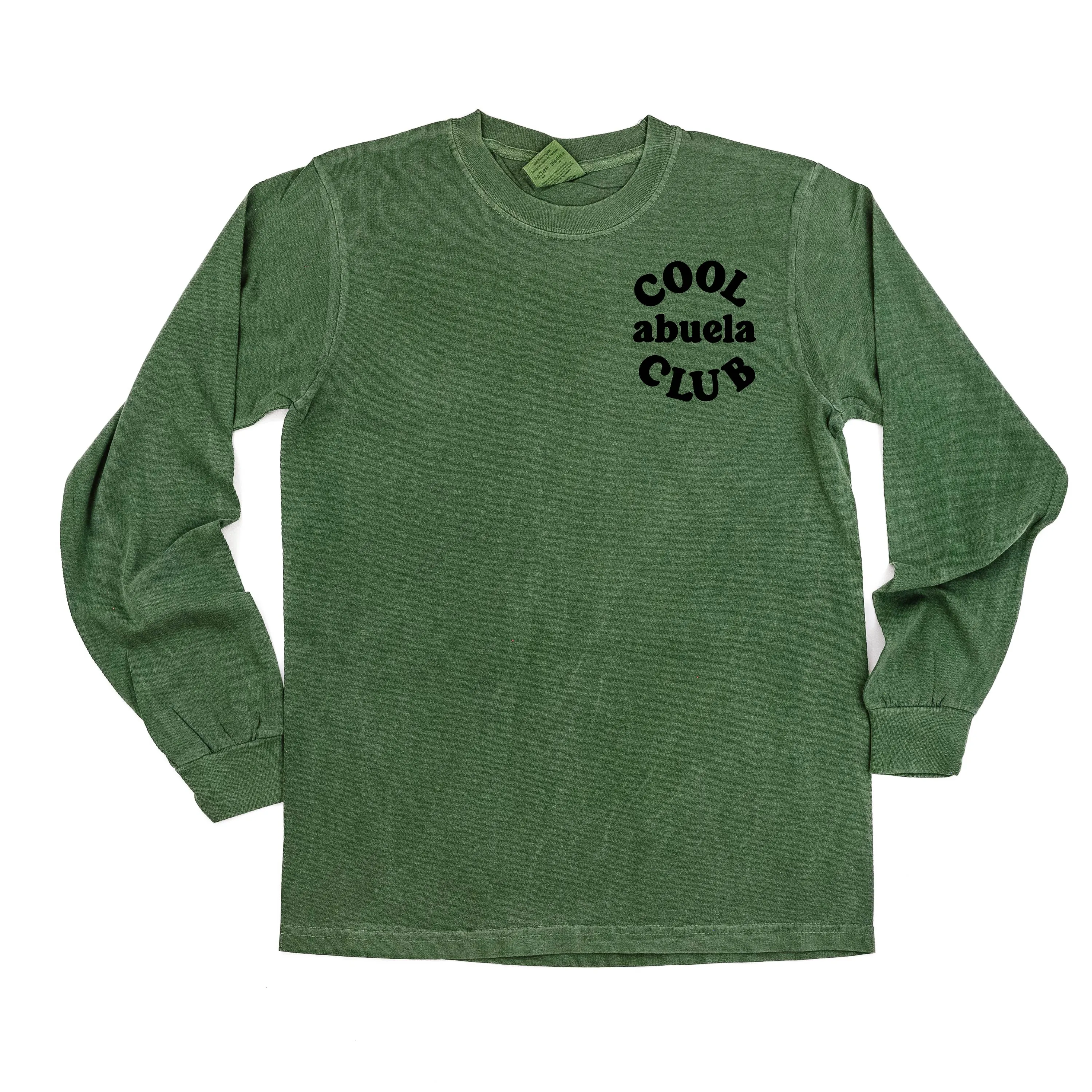 COOL Abuela CLUB - Pocket Design - LONG SLEEVE COMFORT COLORS TEE