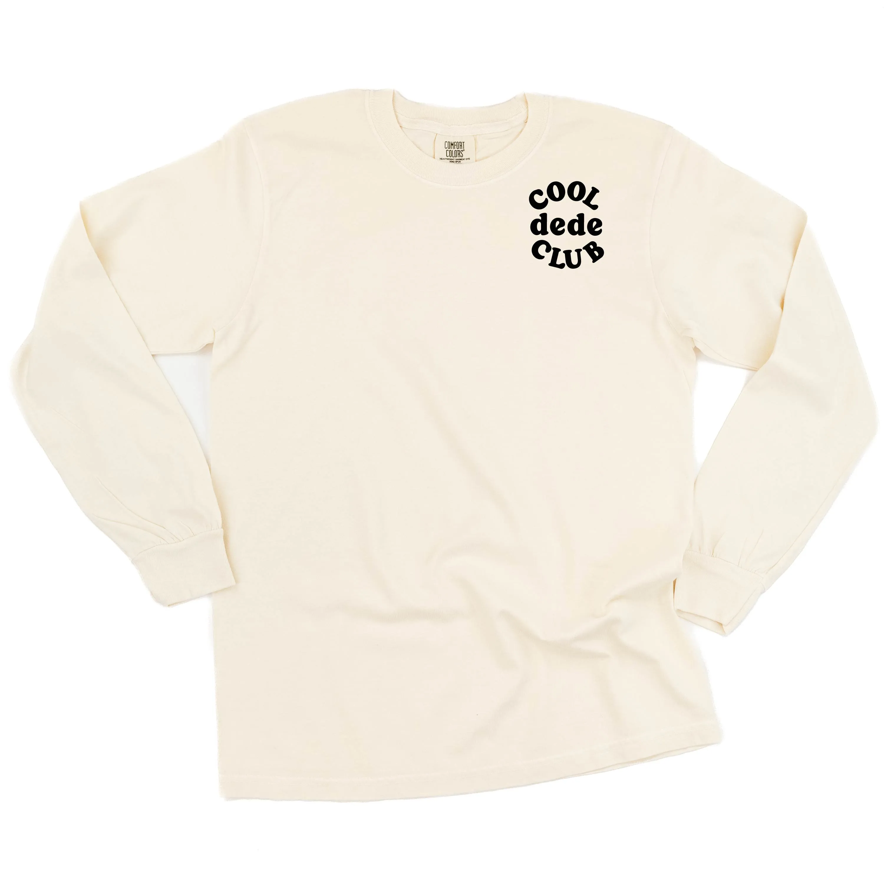 COOL Dede CLUB - Pocket Design - LONG SLEEVE COMFORT COLORS TEE