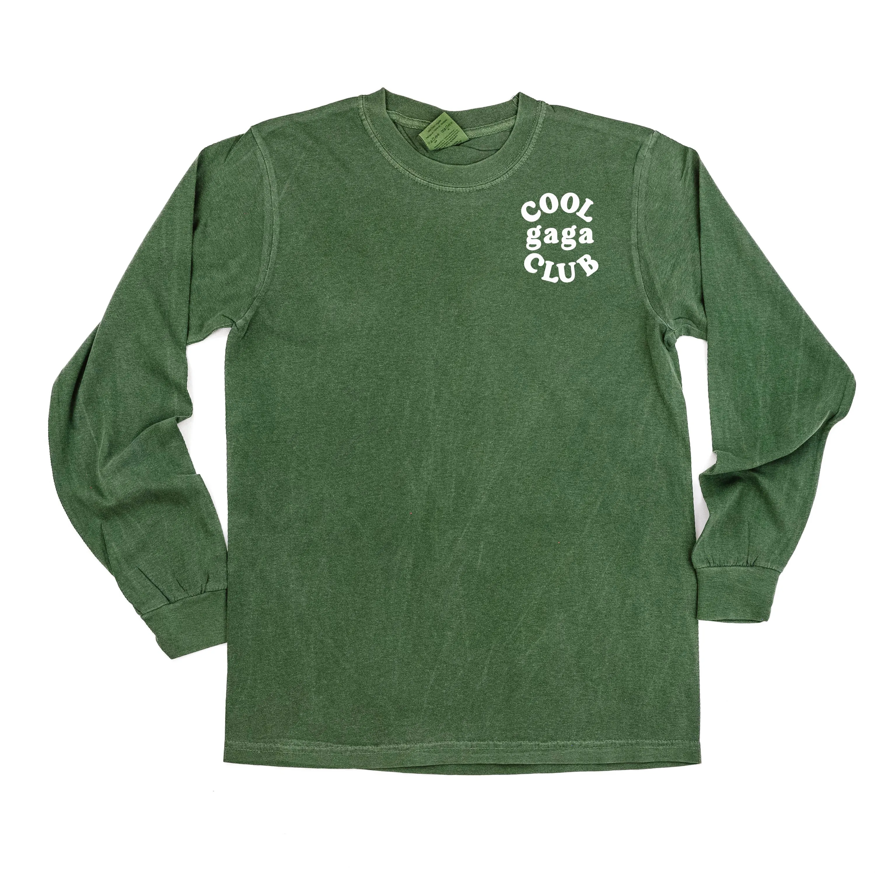 COOL Gaga CLUB - Pocket Design - LONG SLEEVE COMFORT COLORS TEE