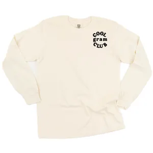 COOL Gram CLUB - Pocket Design - LONG SLEEVE COMFORT COLORS TEE