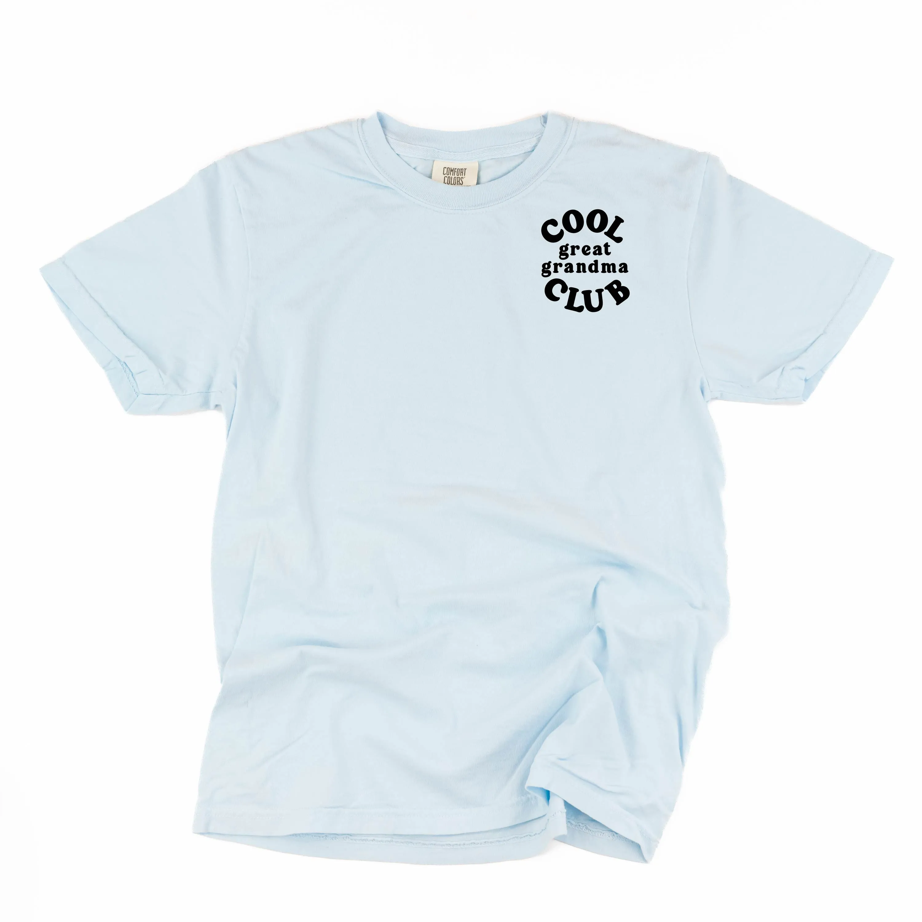 COOL Great Grandma CLUB - Pocket Design - SHORT SLEEVE COMFORT COLORS TEE