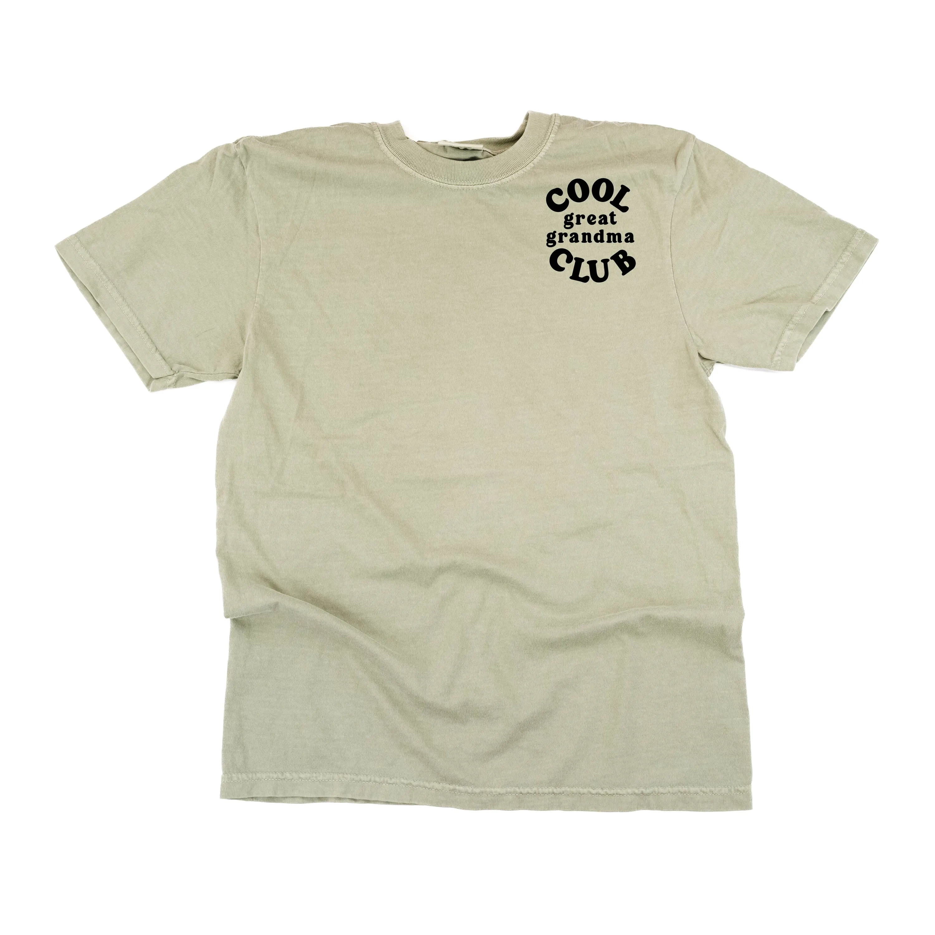 COOL Great Grandma CLUB - Pocket Design - SHORT SLEEVE COMFORT COLORS TEE