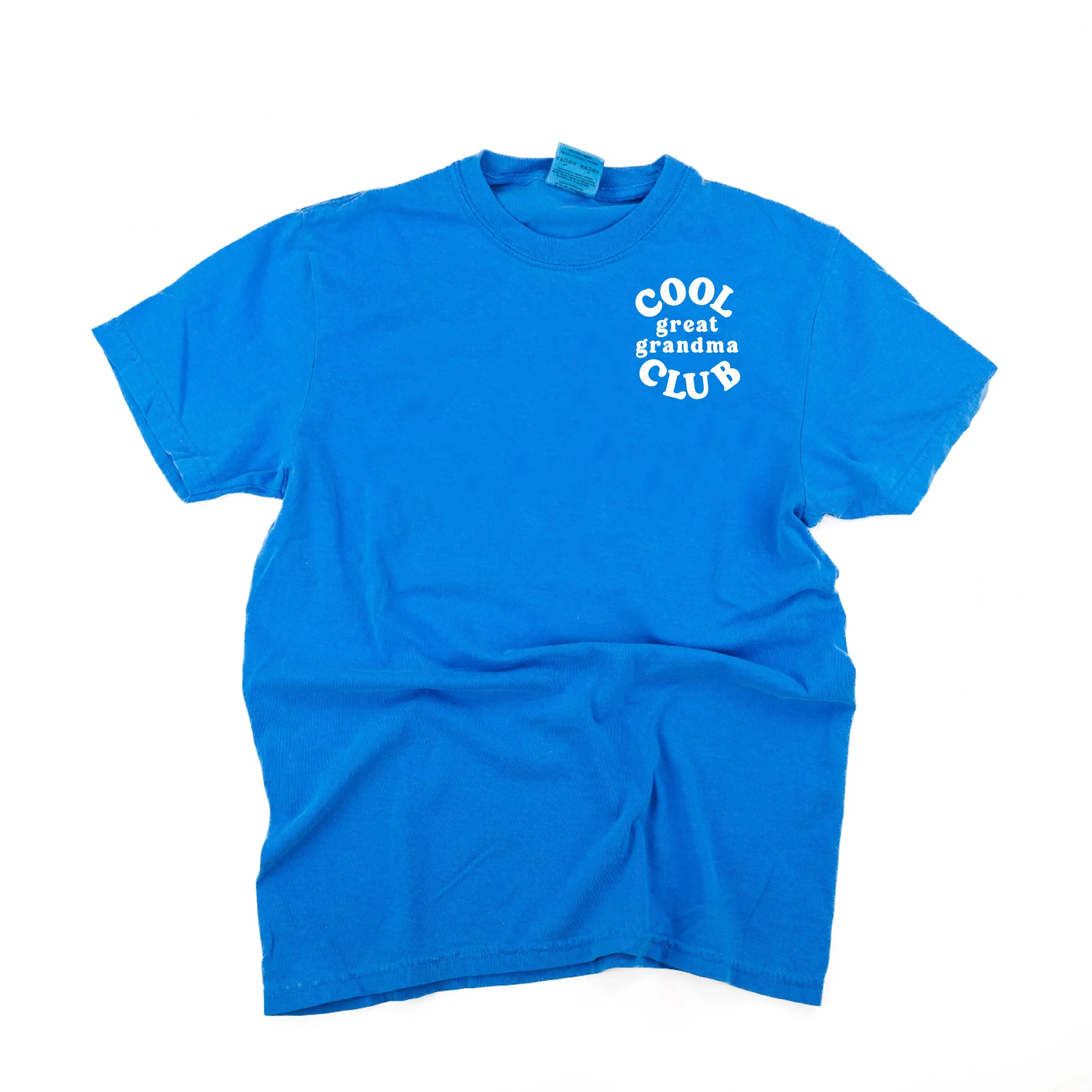 COOL Great Grandma CLUB - Pocket Design - SHORT SLEEVE COMFORT COLORS TEE