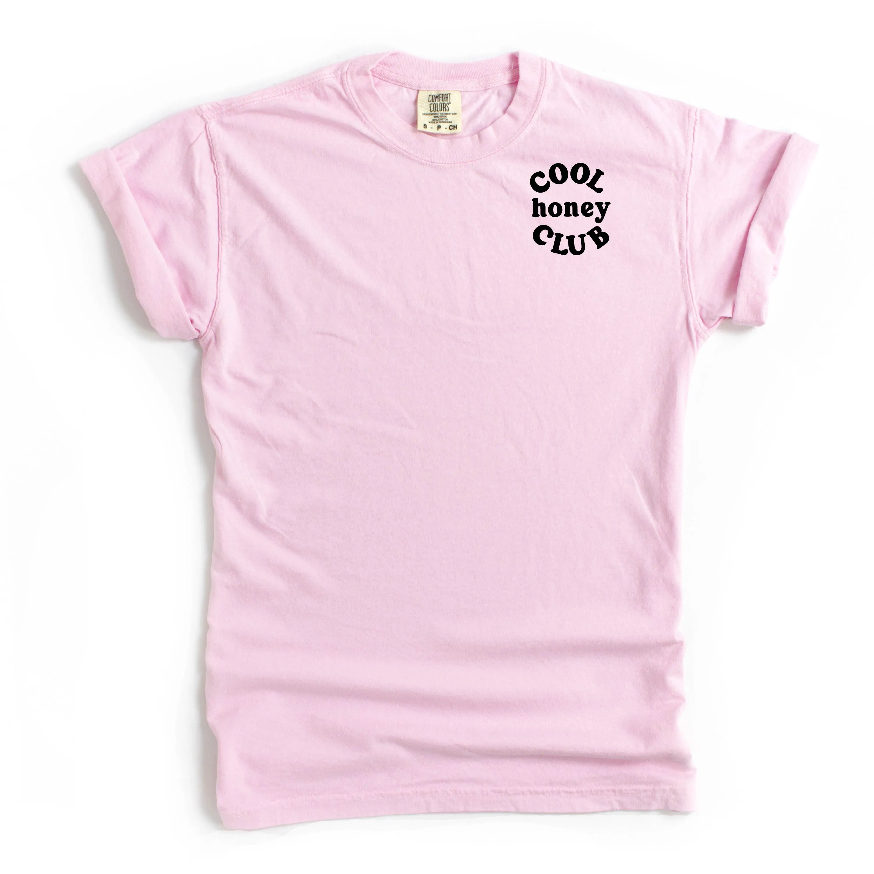 COOL Honey CLUB - Pocket Design - SHORT SLEEVE COMFORT COLORS TEE