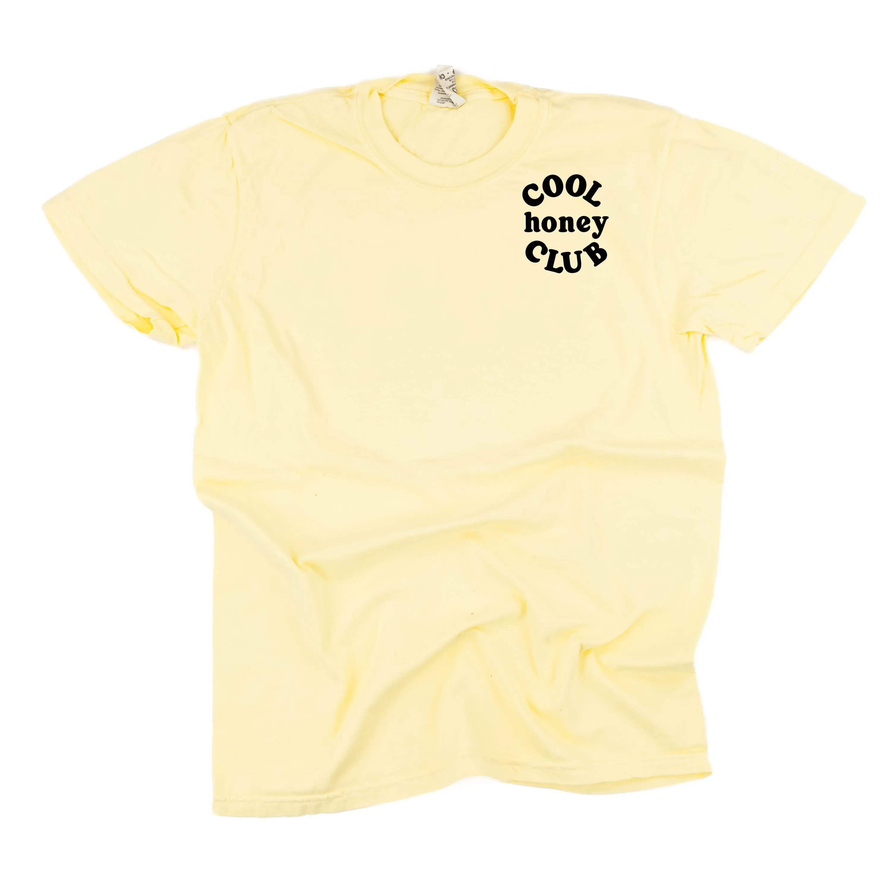 COOL Honey CLUB - Pocket Design - SHORT SLEEVE COMFORT COLORS TEE