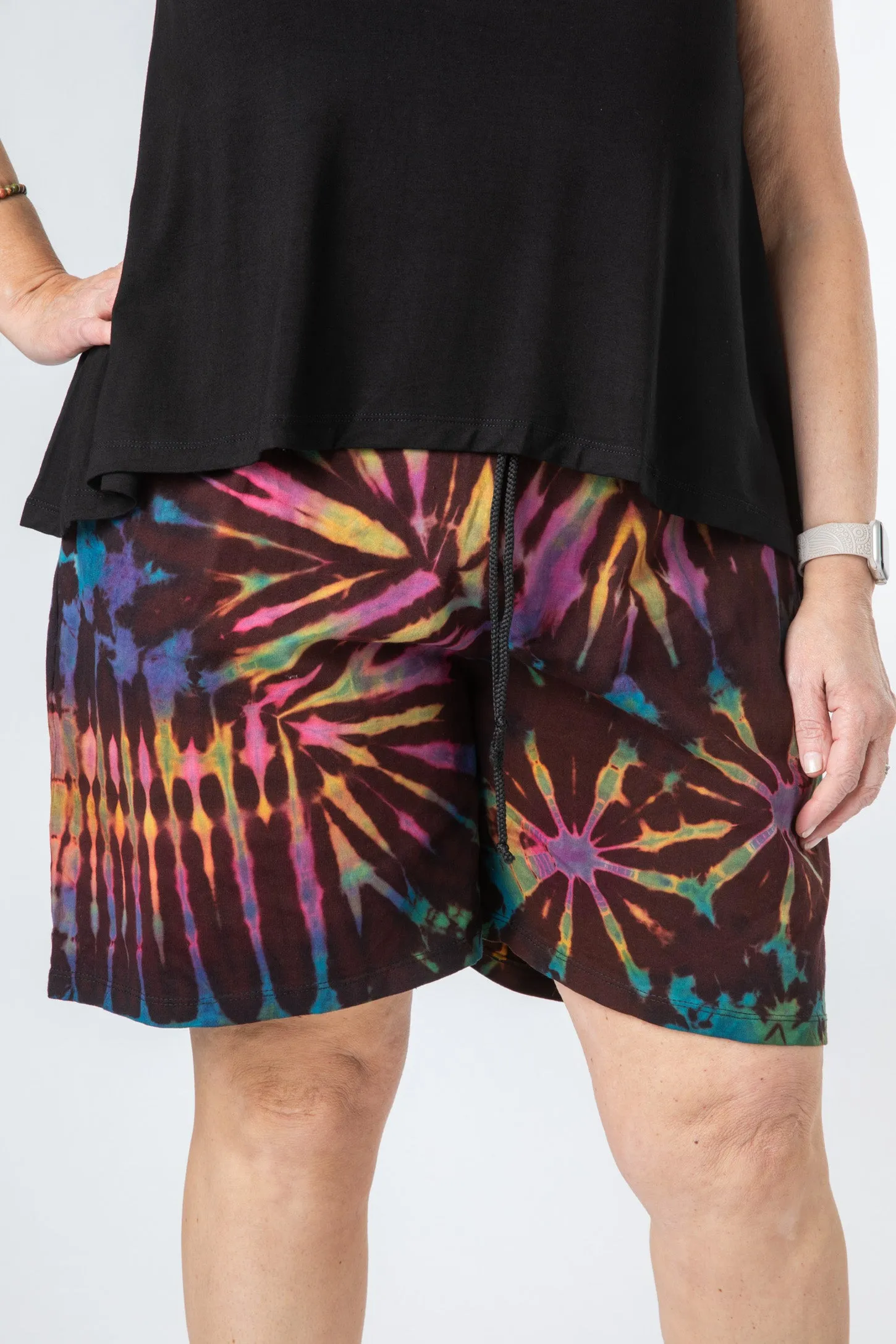 Cotton Tie Dye Shorts