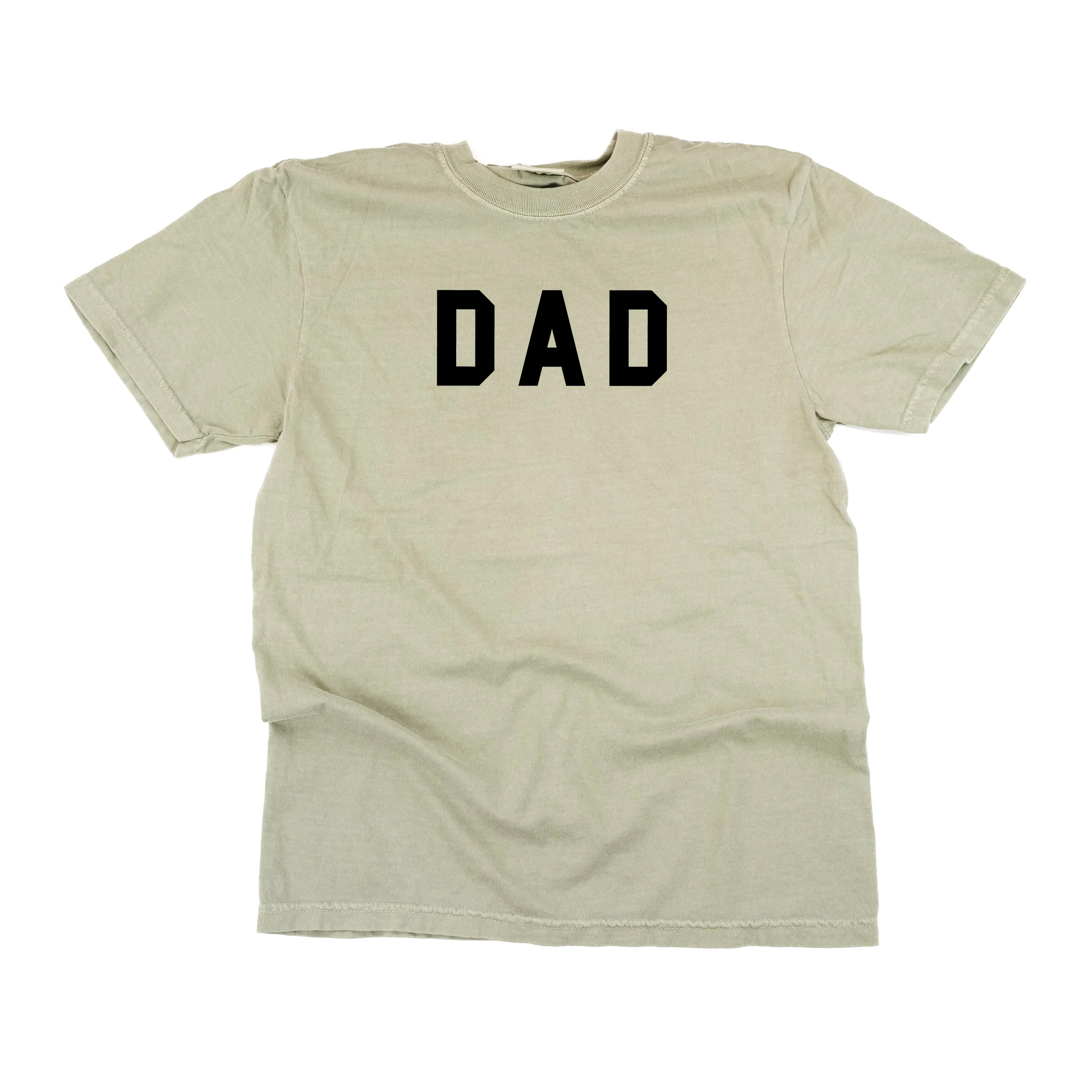 DAD - Standard Block Font - SHORT SLEEVE COMFORT COLORS TEE