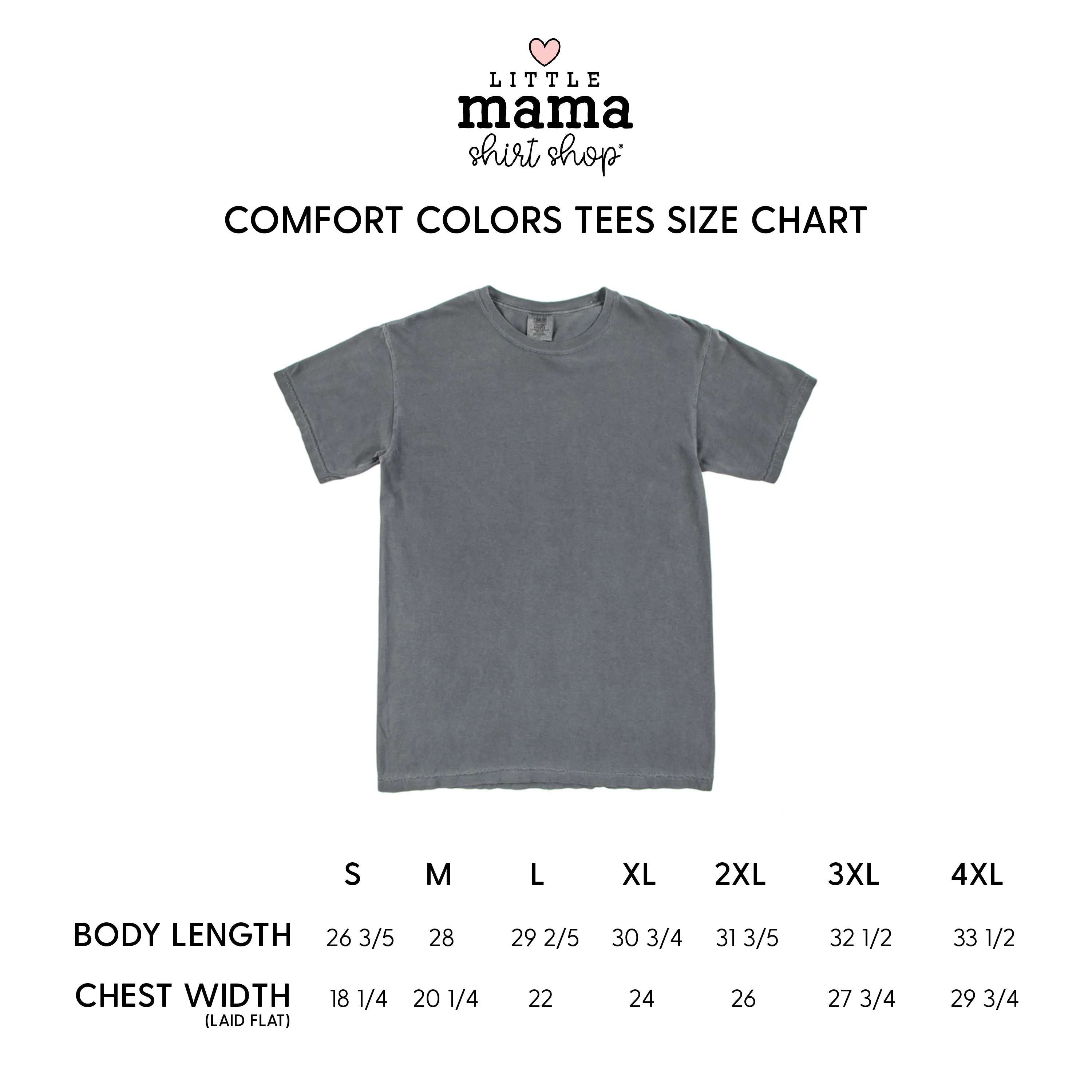 DAD - Standard Block Font - SHORT SLEEVE COMFORT COLORS TEE