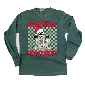 Dead Inside But It's Christmas - LONG SLEEVE Comfort Colors Tee