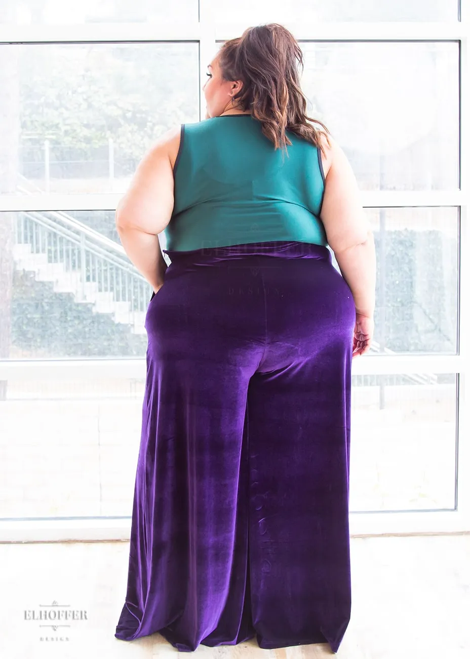 Essential Peggy Pant - Amethyst Velvet