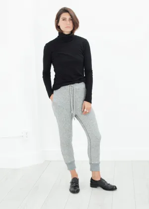 Highsoft Cropped Sweat in Heather Grey