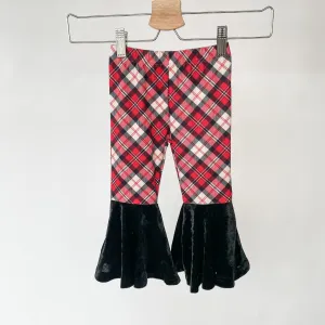 Holly Jolly Plaid Bell Bottoms