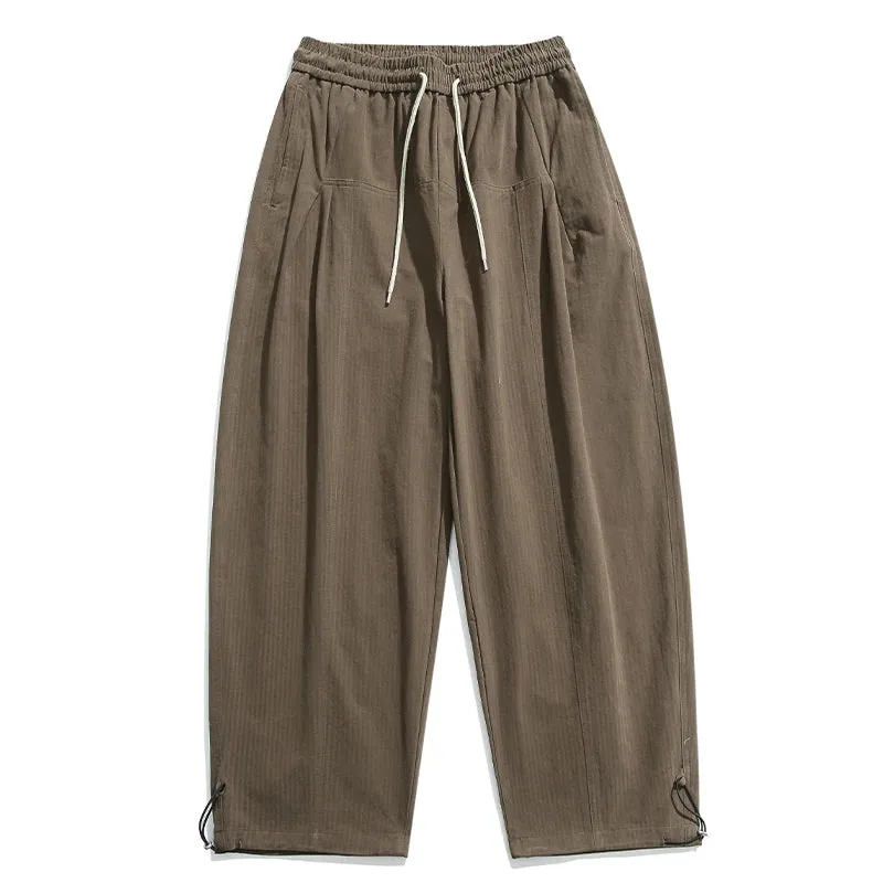 Japanese Streetwear Straight Cargo Pants - Casual Trousers