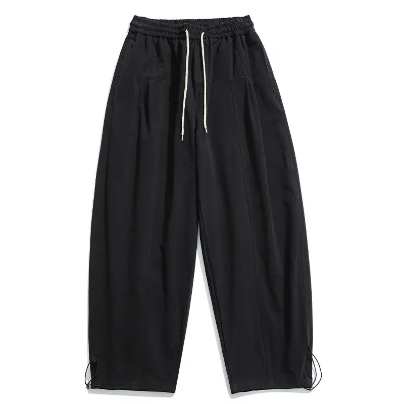 Japanese Streetwear Straight Cargo Pants - Casual Trousers