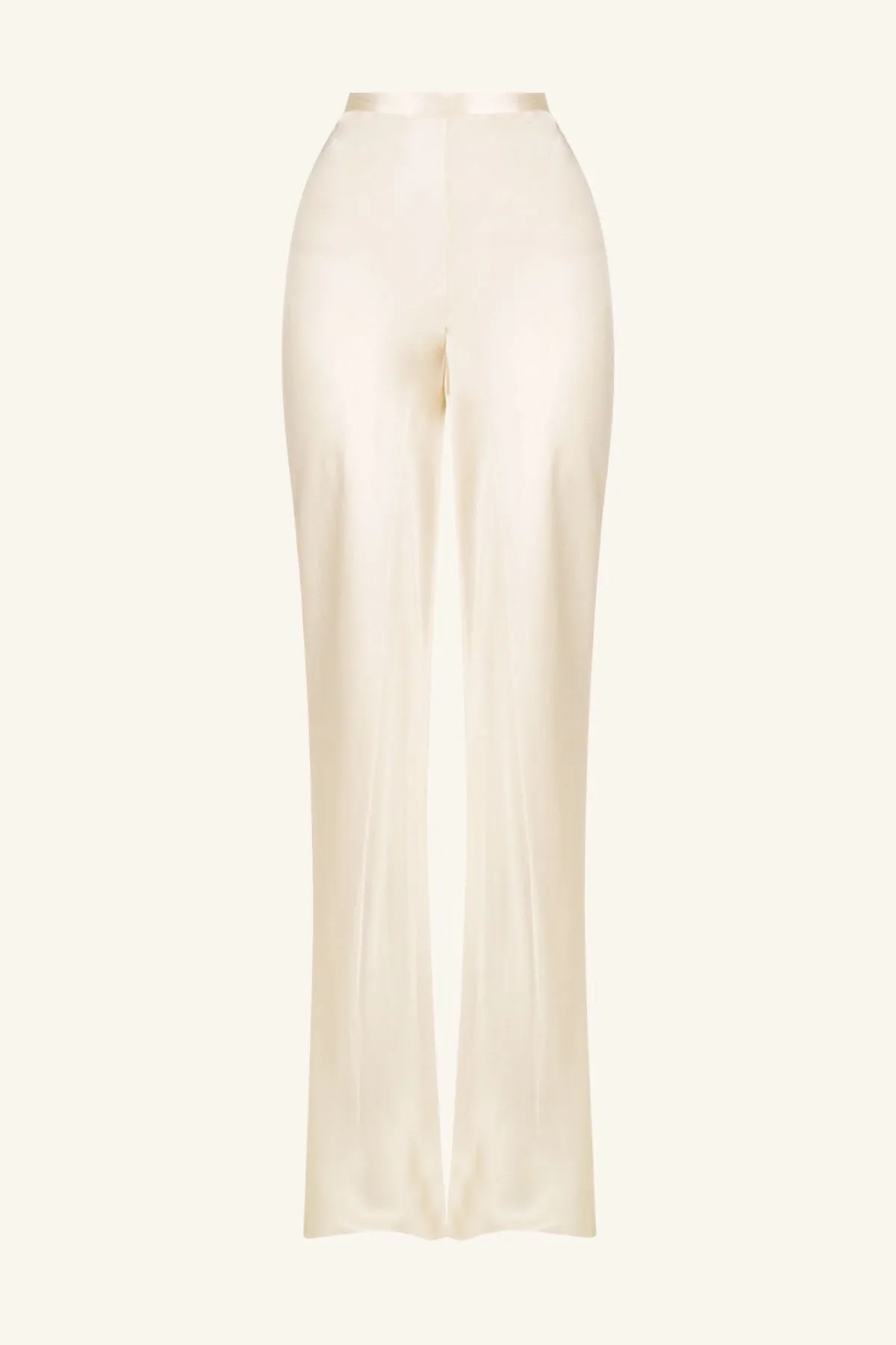 LA LUNE BIAS CUT PANT - CREAM