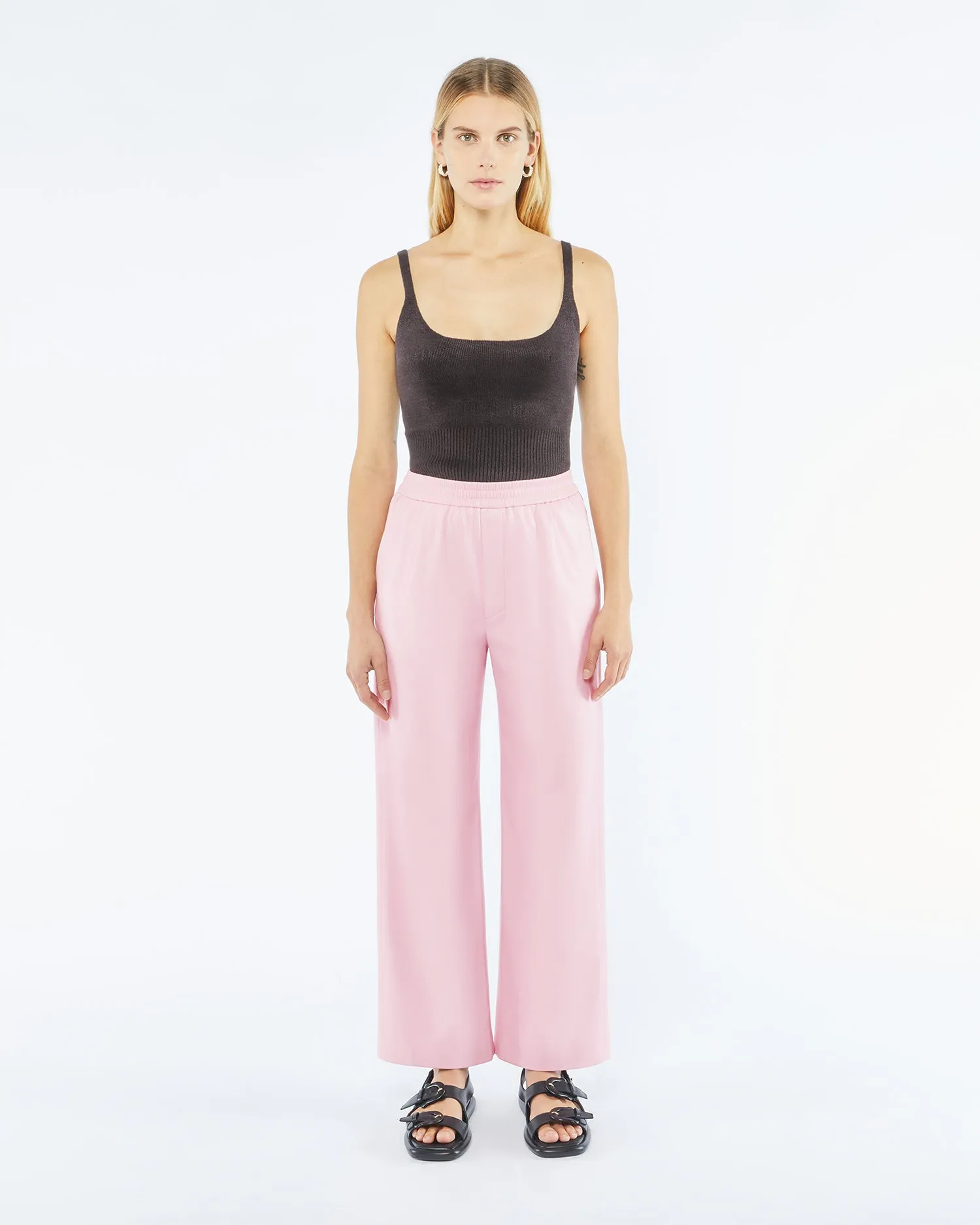 Lorca - Sale Okobor™ Alt-Leather Pants - Pink