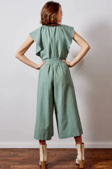 Maronie Jade Cropped Jumpsuit