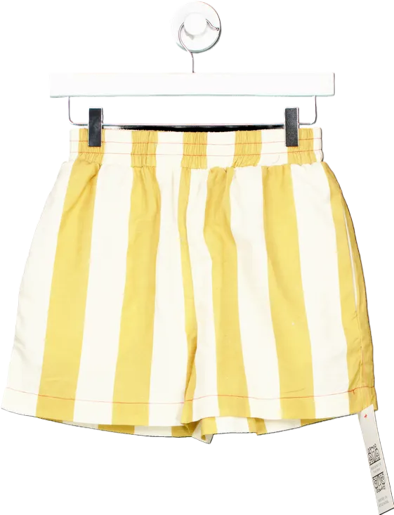 Never Fully Dressed Camel Stripe Elissa Shorts UK 6