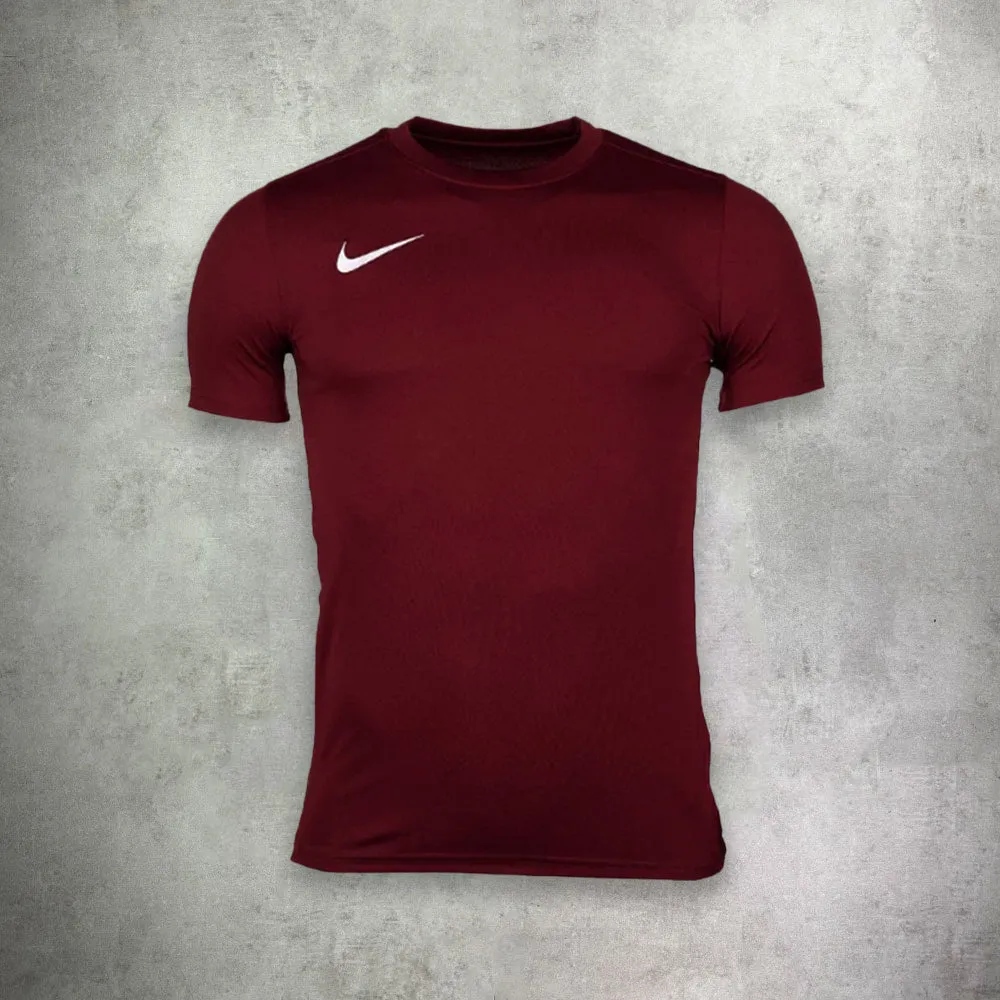 Nike Dri- Fit T-shirt/ Shorts Set Maroon Red