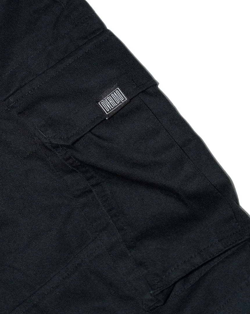 Overload Paratrooper Cargo Shorts - Black