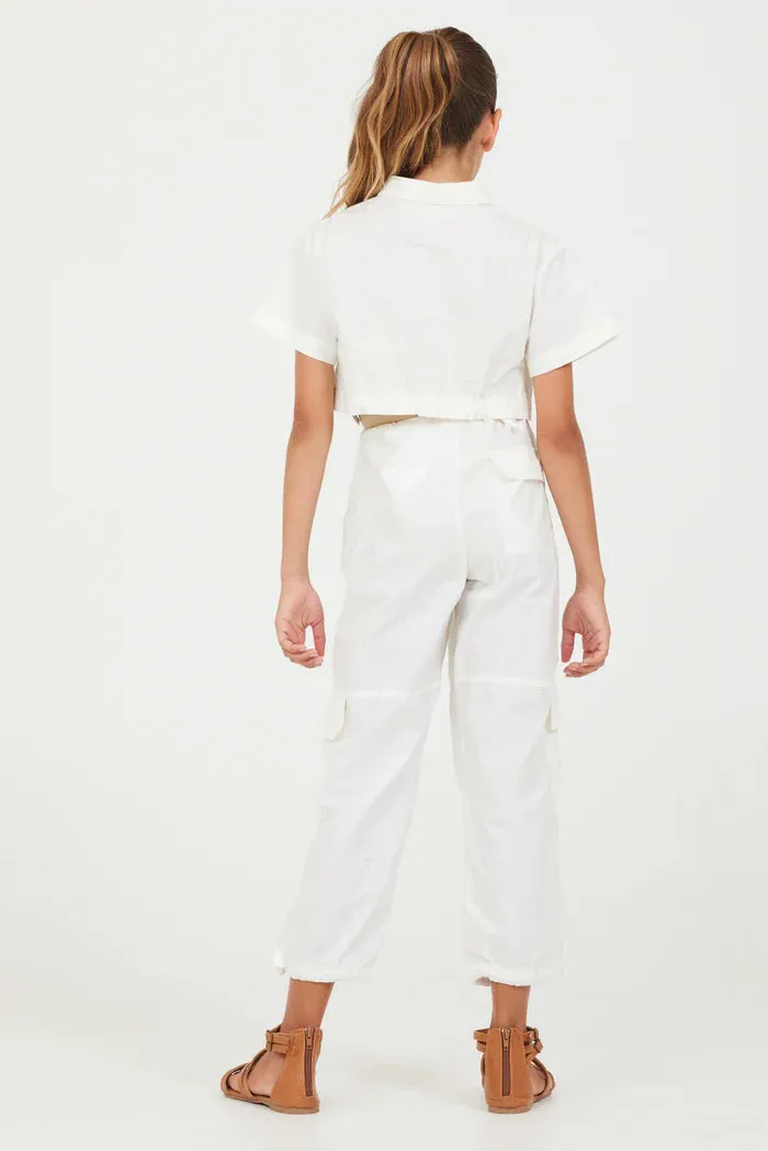 Oyster Parachute Pant