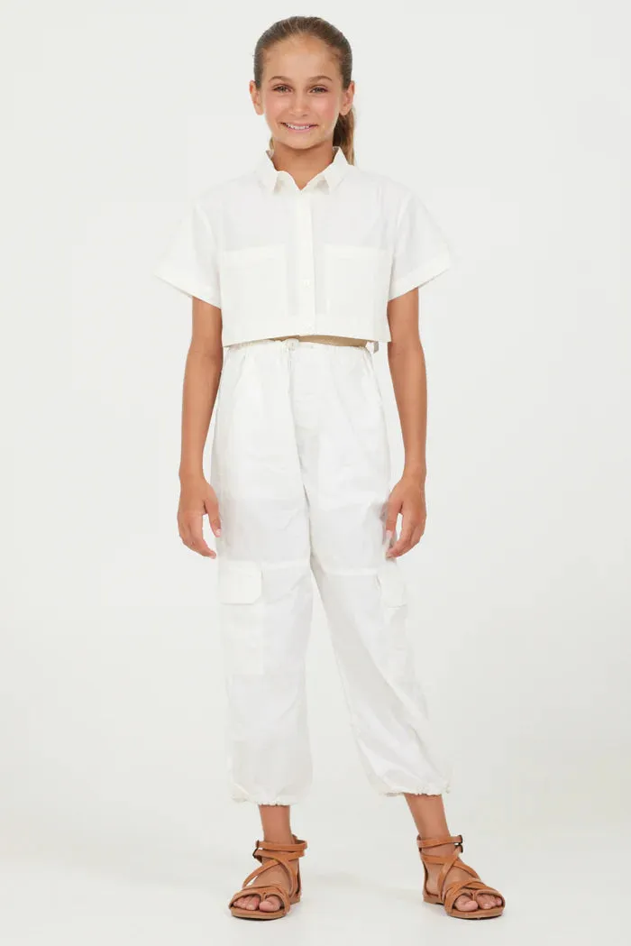 Oyster Parachute Pant