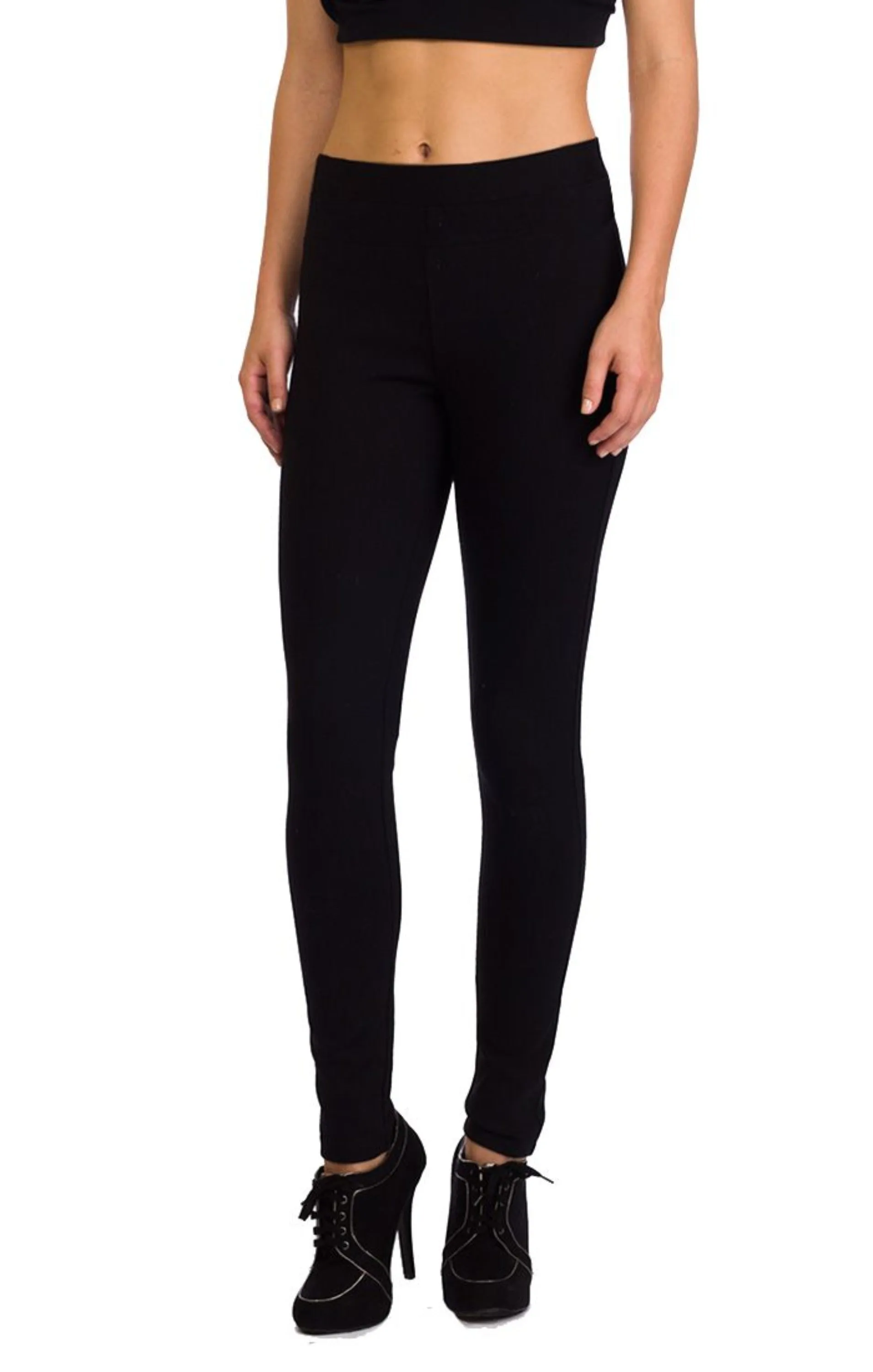 Paris Ponte Fitted Leggings