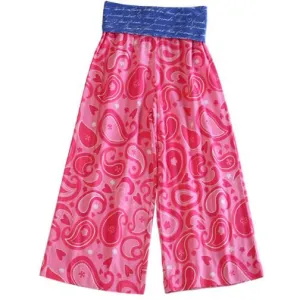 Picasso Palazzo Pants Pink Paisley