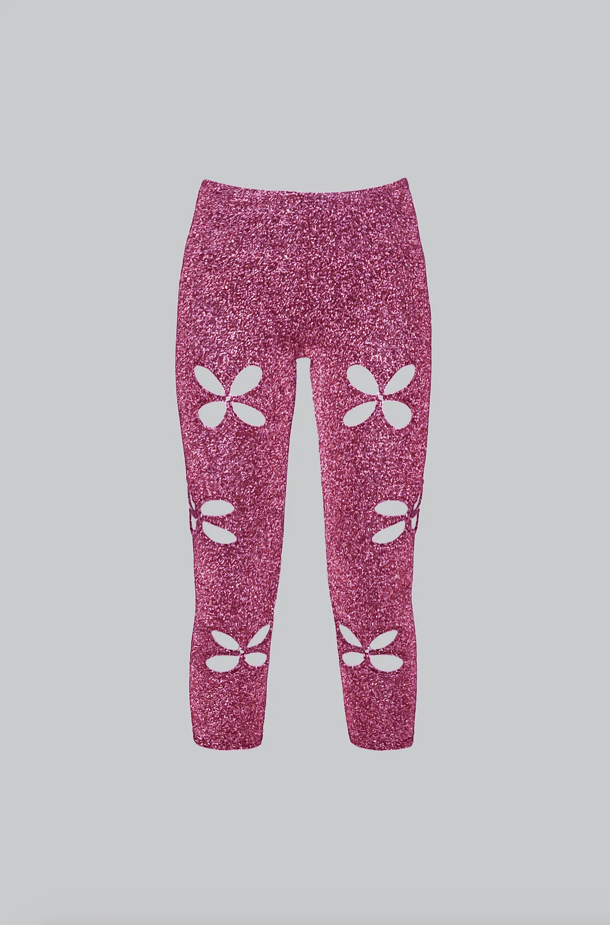 Pink Lurex Leggings