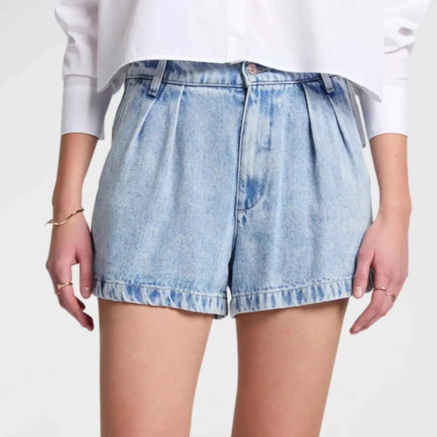 Pleated Shorts