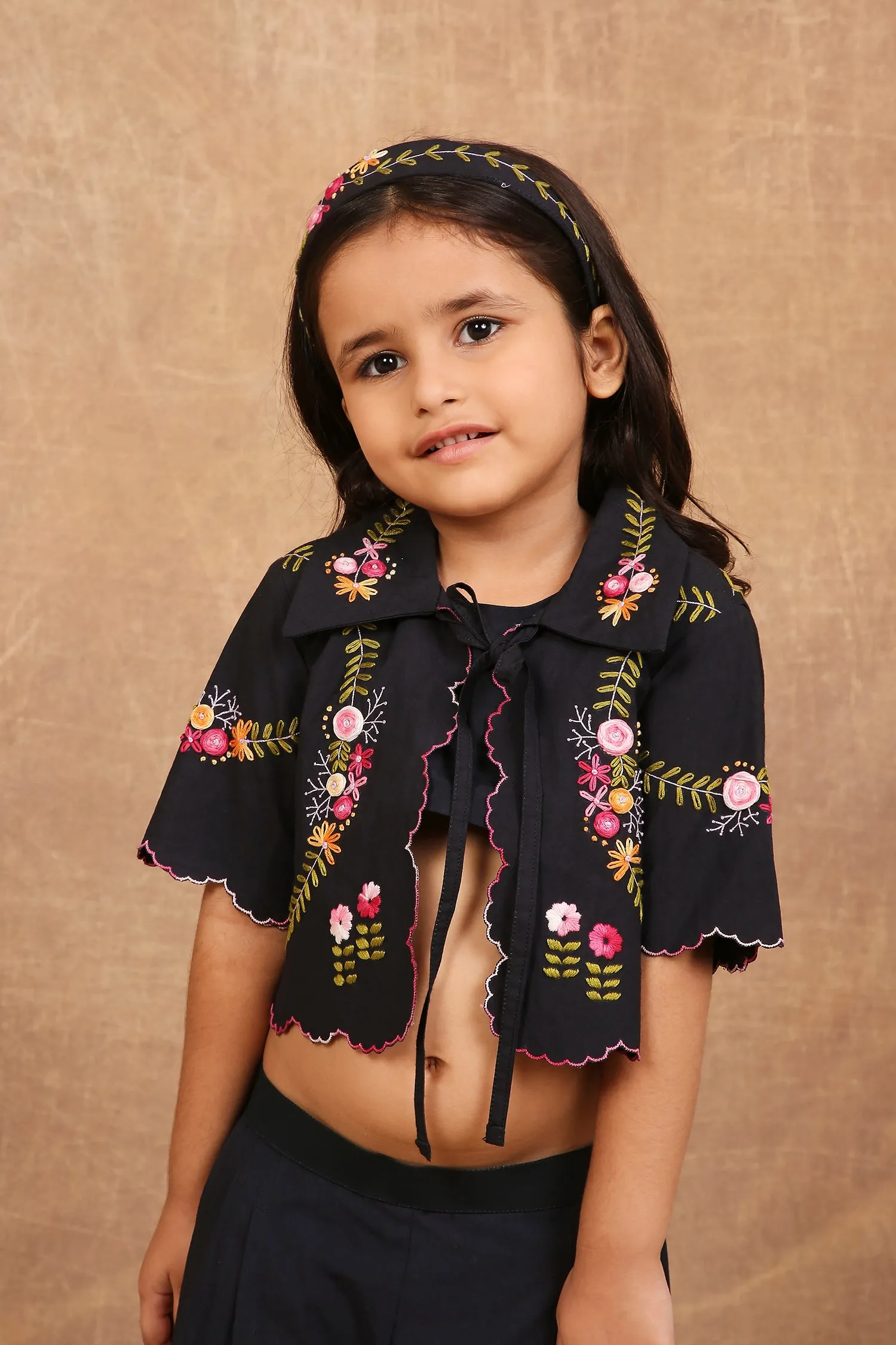 Rose aztec kids co ord set