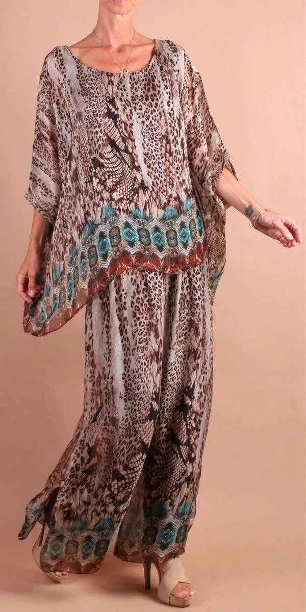 Seta Boho Print Kaftan