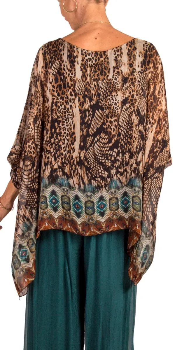 Seta Boho Print Kaftan