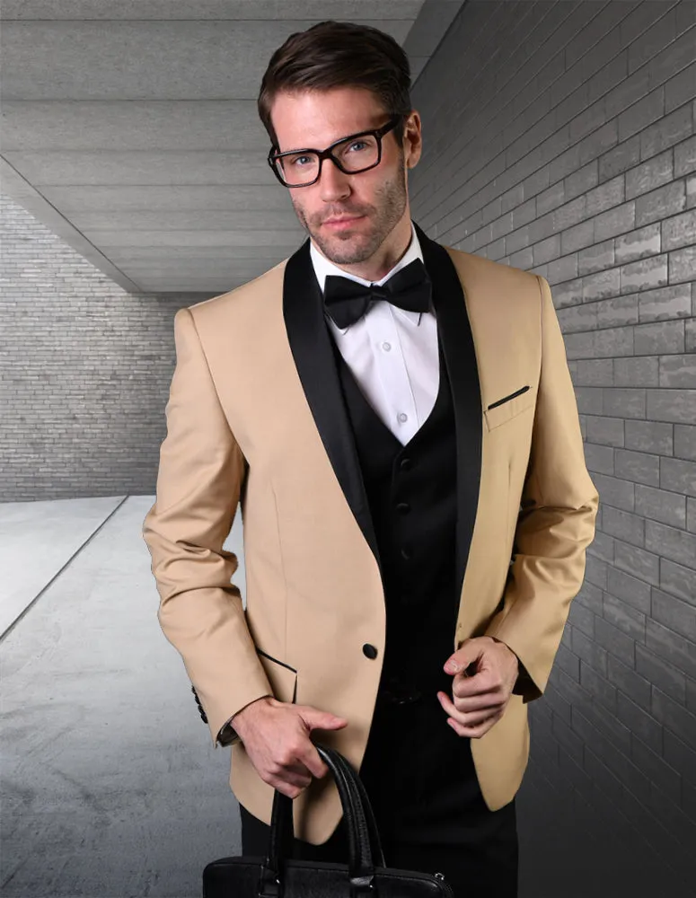 Statement Encore Champgne Tuxedo Modern Fit