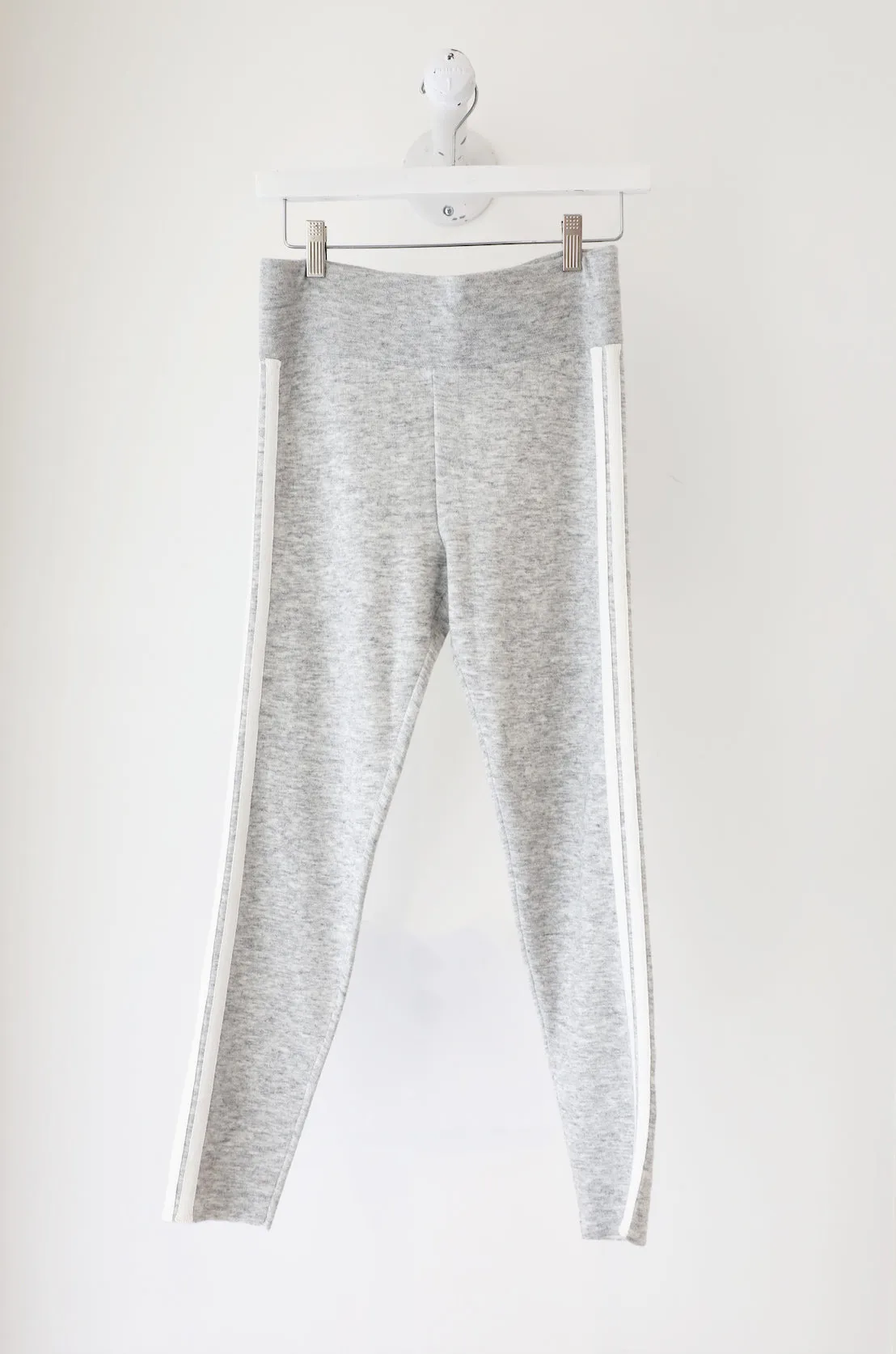 Sundays - Canteen Sweater Track Pant in Silver/Cream