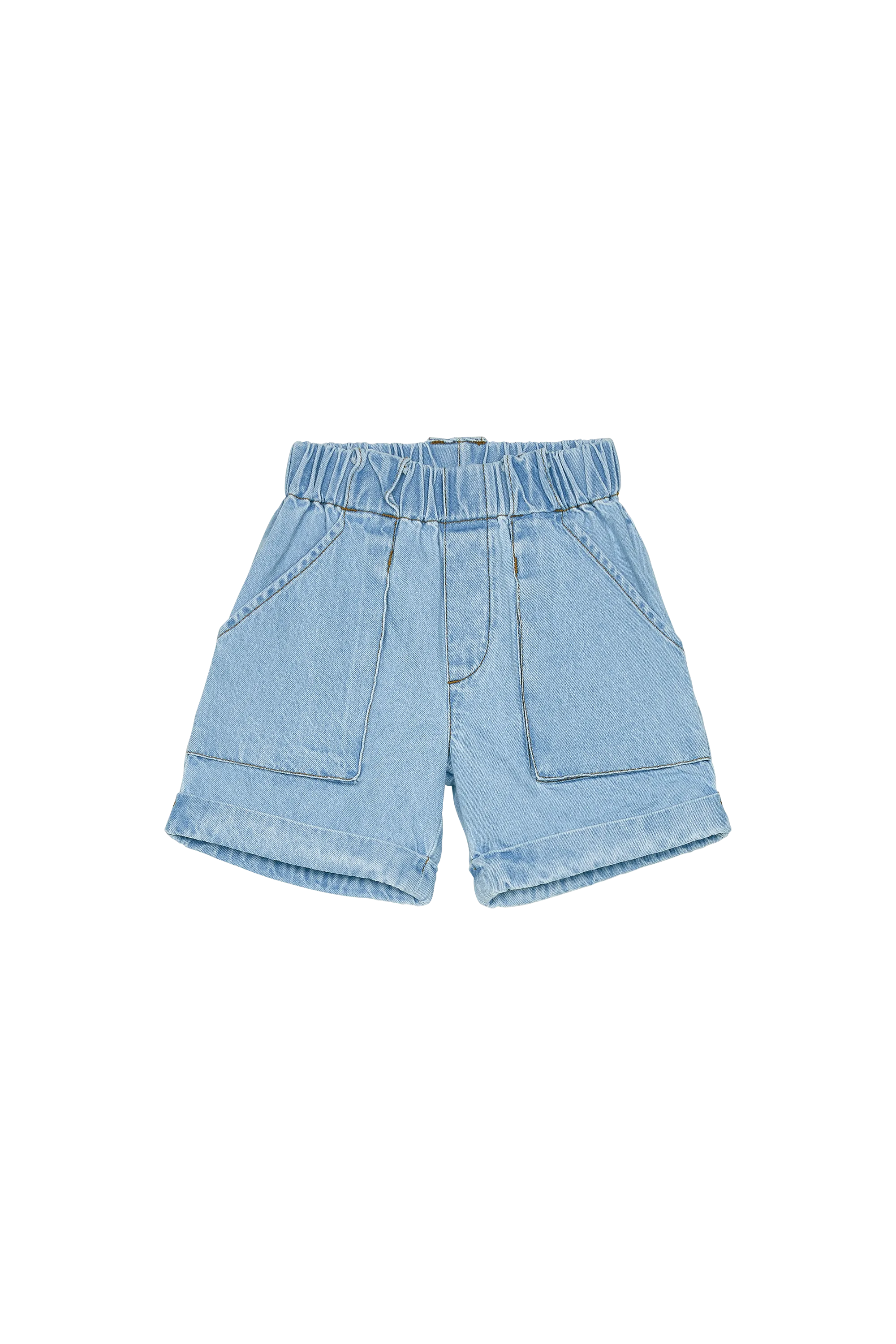 WEEK-END Bleached Blue - Elasticated Shorts