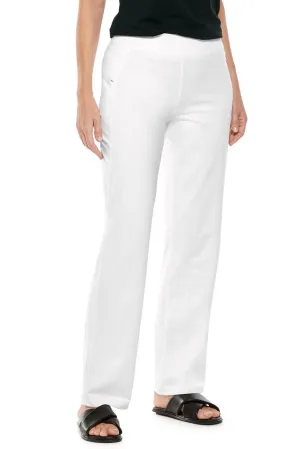 Women's LumaLeo Beach Pants  |  White