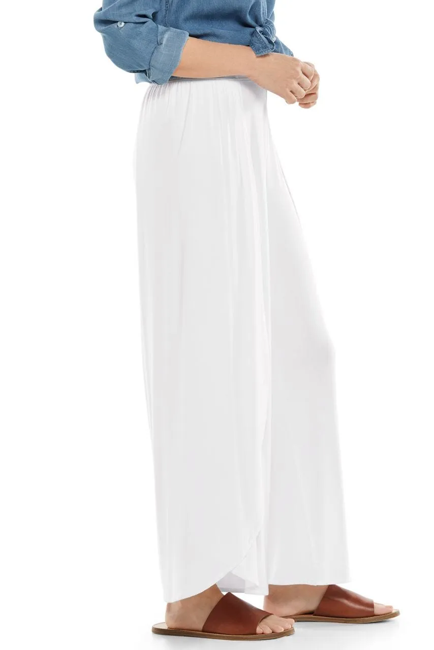 Women's Lynsu Wide Leg Pants  |  White